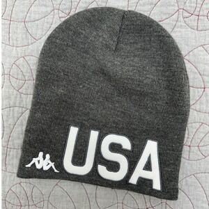 Kappa Beanie Hat Charcoal 6Cento‎ Wabato2 USA Ski / Mens One Size